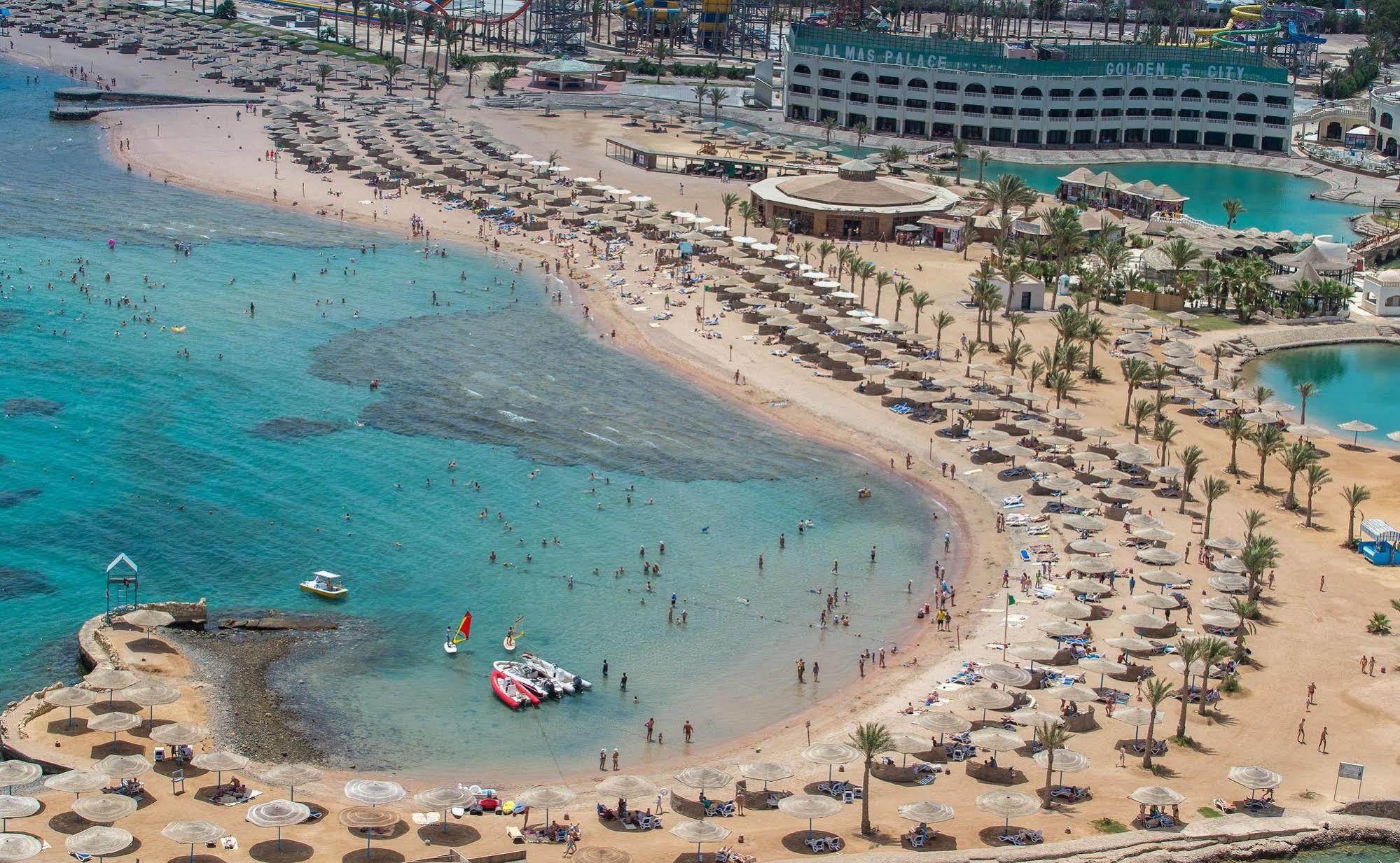 Golden 5 Sapphire Suites Hotel Hurghada Exterior foto